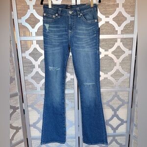 NWT True Religion Blue Flare Jeans